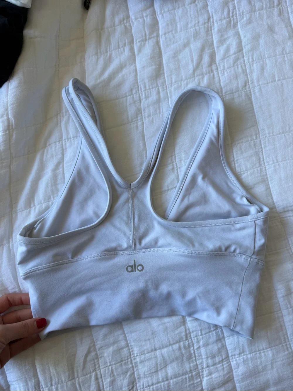 Alo Wild Things Bra (White)
